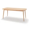 Sale [HD] Beech Wood Table with Round Legs - W 70.9" Dining Tables