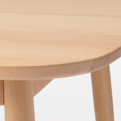 Sale [HD] Beech Wood Table with Round Legs - W 70.9" Dining Tables