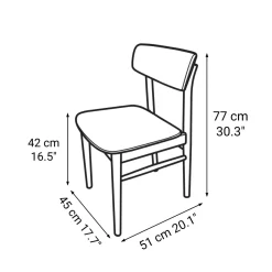 Discount [HD] Oak Round Chair Dining Chairs