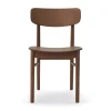 Clearance [HD] Round Chair - Oak - Brown Dining Chairs