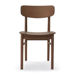 Clearance [HD] Round Chair - Oak - Brown Dining Chairs