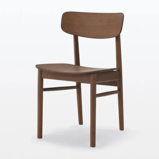 Clearance [HD] Round Chair - Oak - Brown Dining Chairs