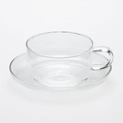 Outlet Heat Resistant Glass Tea Cup Glassware