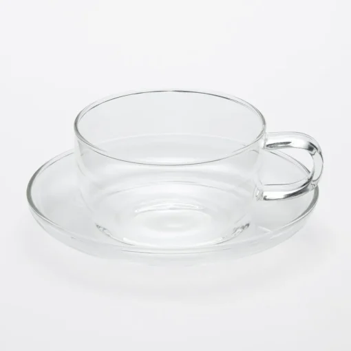 Outlet Heat Resistant Glass Tea Cup Glassware