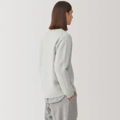 Online Labo Men's Milled Wool V Neck Cardigan Sweaters & Cardigans