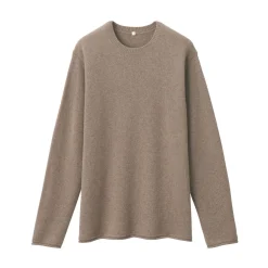 Outlet Labo Men's Natural Cashmere Crew Neck Sweater Sweaters & Cardigans