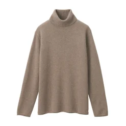 Online Labo Men's Natural Cashmere Turtleneck Sweater Sweaters & Cardigans