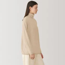 Online Labo Women's Natural Cashmere Turtleneck Sweater Women Sweaters & Cardigans