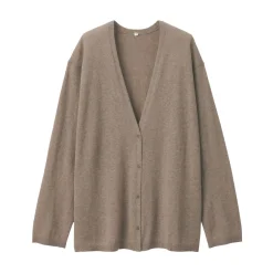 Sale Labo Women's Natural Cashmere V Neck Cardigan Women Sweaters & Cardigans
