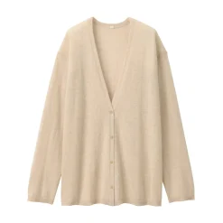 Sale Labo Women's Natural Cashmere V Neck Cardigan Women Sweaters & Cardigans