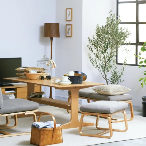 Online Living Dining Bench 2 - Oak (Cover Sold Separately) Stools & Benches|Lounge Chairs