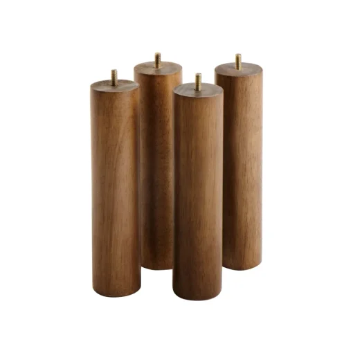 Online M8 Wooden Legs for Bed & Sofa - 10.2 Inch - Brown Sofas
