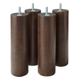 Best M8 Wooden Legs for Bed & Sofa - 7.9 Inch - Brown Sofas