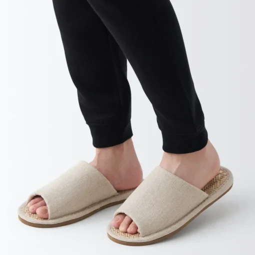 Outlet Malay Grass Open Toe Slippers Slippers