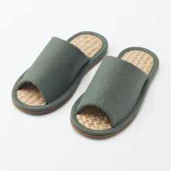 Outlet Malay Grass Open Toe Slippers Slippers