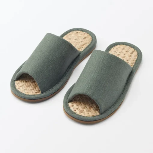 Outlet Malay Grass Open Toe Slippers Slippers