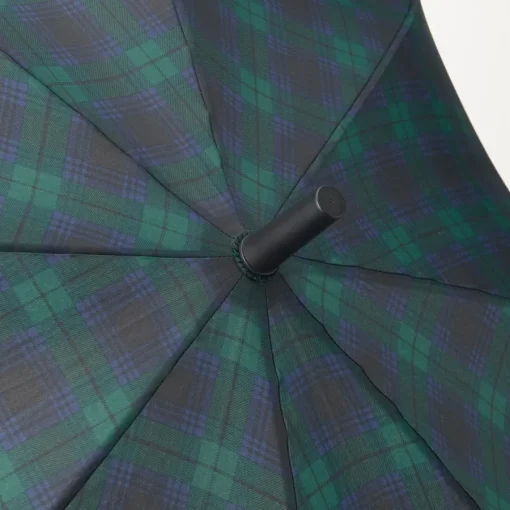 Outlet Markable Umbrella - Dark Green Check Umbrellas