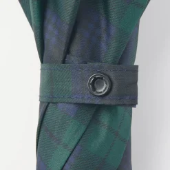Outlet Markable Umbrella - Dark Green Check Umbrellas