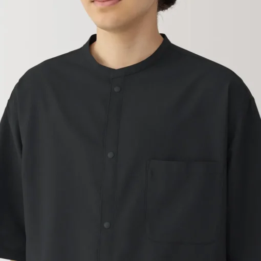 Hot Men's Breathable Half Sleeve Collar Shirt Shirts & Polos