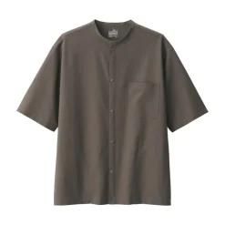 Hot Men's Breathable Half Sleeve Collar Shirt Shirts & Polos