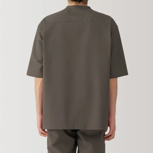 Hot Men's Breathable Half Sleeve Collar Shirt Shirts & Polos