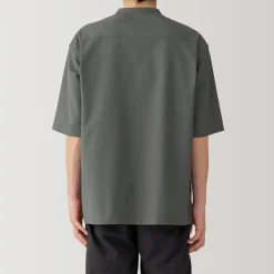 Hot Men's Breathable Half Sleeve Collar Shirt Shirts & Polos