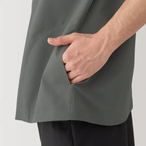Hot Men's Breathable Half Sleeve Collar Shirt Shirts & Polos