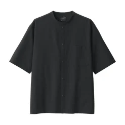 Hot Men's Breathable Half Sleeve Collar Shirt Shirts & Polos
