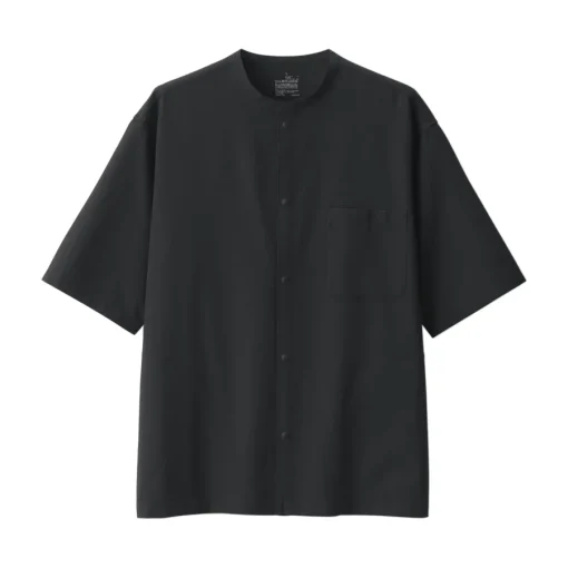 Hot Men's Breathable Half Sleeve Collar Shirt Shirts & Polos