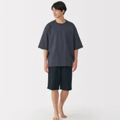 Best Men's Breathable Short Sleeve Loungewear Set Pajamas & Loungewear|Loungewear