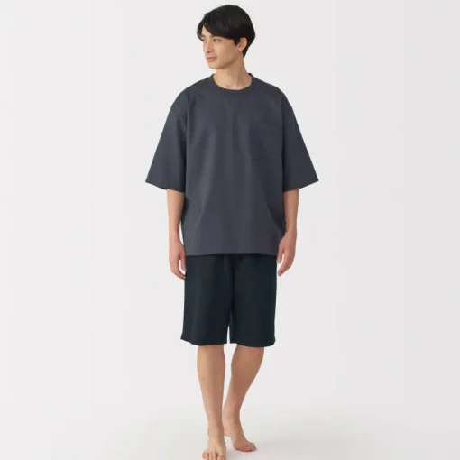 Best Men's Breathable Short Sleeve Loungewear Set Pajamas & Loungewear|Loungewear