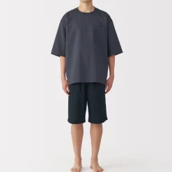 Best Men's Breathable Short Sleeve Loungewear Set Pajamas & Loungewear|Loungewear