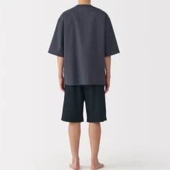 Best Men's Breathable Short Sleeve Loungewear Set Pajamas & Loungewear|Loungewear