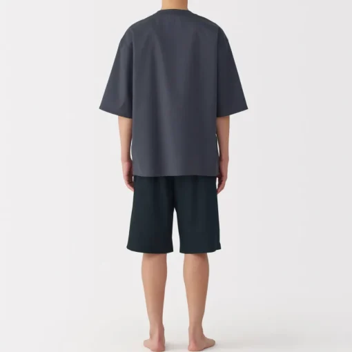 Best Men's Breathable Short Sleeve Loungewear Set Pajamas & Loungewear|Loungewear