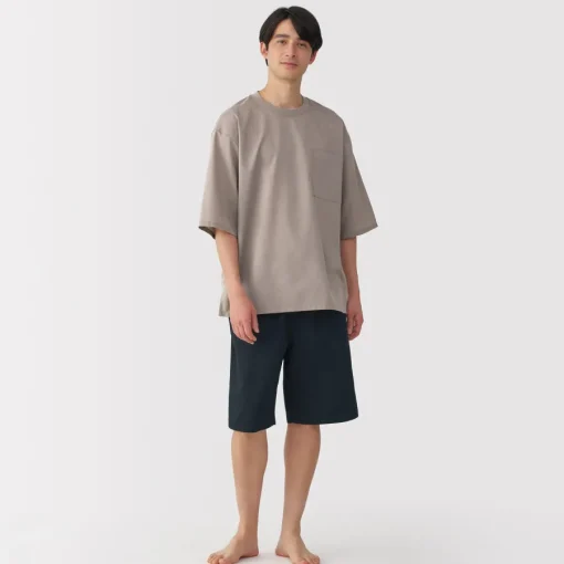 Best Men's Breathable Short Sleeve Loungewear Set Pajamas & Loungewear|Loungewear