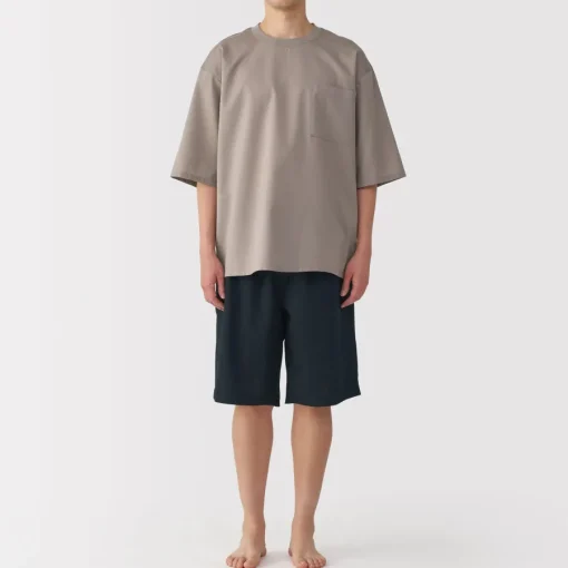 Best Men's Breathable Short Sleeve Loungewear Set Pajamas & Loungewear|Loungewear