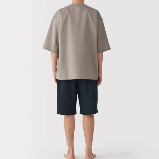 Best Men's Breathable Short Sleeve Loungewear Set Pajamas & Loungewear|Loungewear