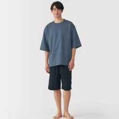 Best Men's Breathable Short Sleeve Loungewear Set Pajamas & Loungewear|Loungewear