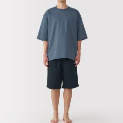 Best Men's Breathable Short Sleeve Loungewear Set Pajamas & Loungewear|Loungewear