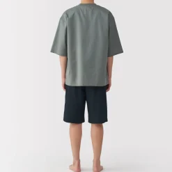 Best Men's Breathable Short Sleeve Loungewear Set Pajamas & Loungewear|Loungewear