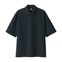 Best Men's Breathable Wide Half Sleeve Woven Polo Shirt Shirts & Polos