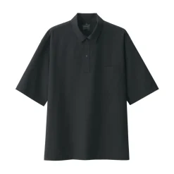 Best Men's Breathable Wide Half Sleeve Woven Polo Shirt Shirts & Polos