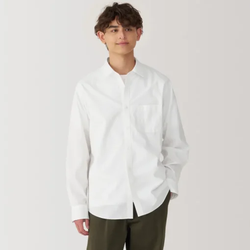 Outlet Men's Broadcloth Long Sleeve Shirt Shirts & Polos