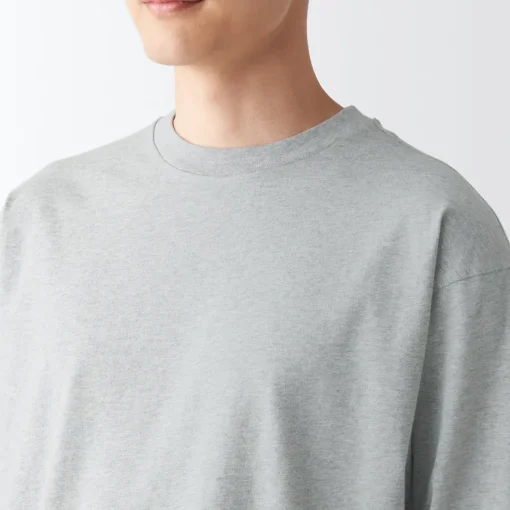 Best Men's Brushed Jersey Crew Neck Long Sleeve T-Shirt T-Shirts