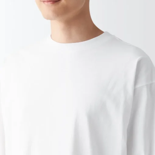 Best Men's Brushed Jersey Crew Neck Long Sleeve T-Shirt T-Shirts