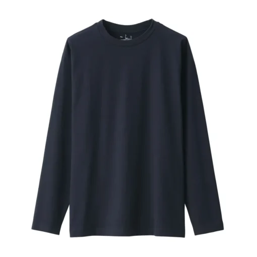 Best Men's Brushed Jersey Crew Neck Long Sleeve T-Shirt T-Shirts