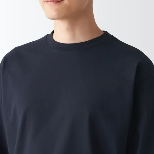 Best Men's Brushed Jersey Crew Neck Long Sleeve T-Shirt T-Shirts