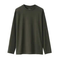 Best Men's Brushed Jersey Crew Neck Long Sleeve T-Shirt T-Shirts