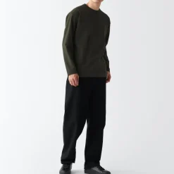 Best Men's Brushed Jersey Crew Neck Long Sleeve T-Shirt T-Shirts