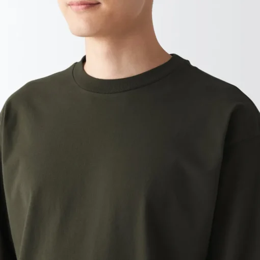 Best Men's Brushed Jersey Crew Neck Long Sleeve T-Shirt T-Shirts
